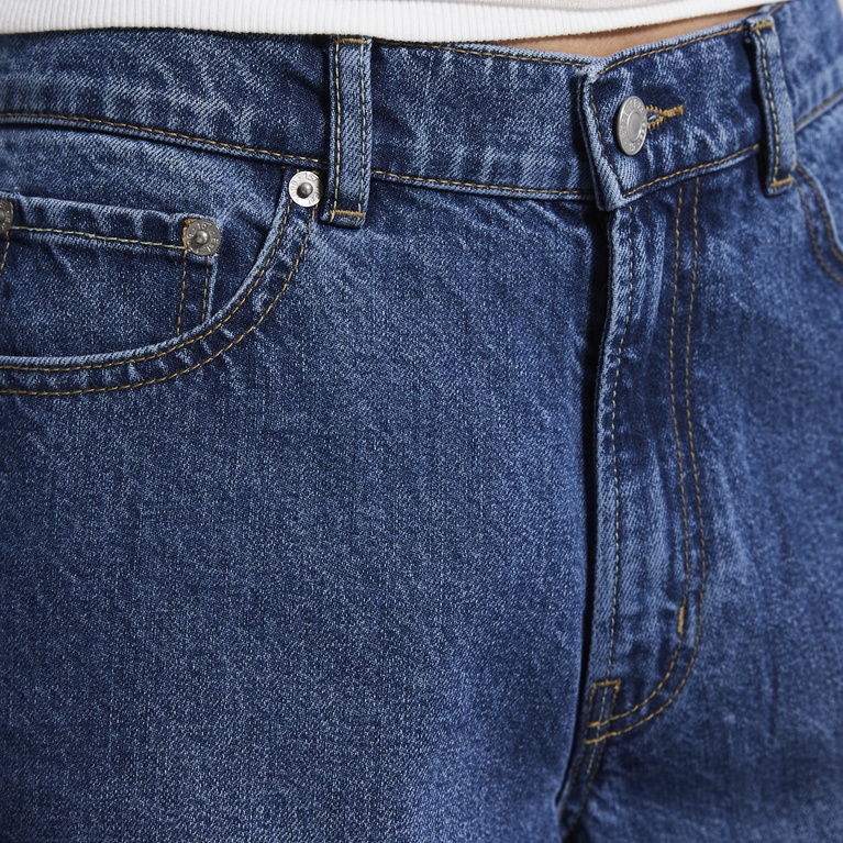 Denim bermuda shorts "Arei" Dark Blue